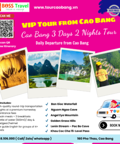Cao Bang 3D2N VIP Tour – Ban Gioc Waterfall, Angel Eye Mountain & Top Highlights From Cao Bang