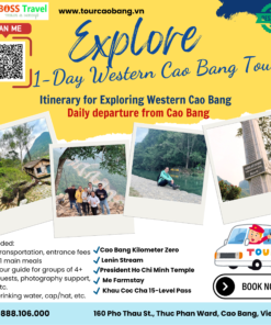 WESTERN CAO BANG 1-DAY TOUR - LENIN STREAM - PAC BO CAVE - 15-LEVEL KHAU COC CHA PASS - DAILY DEPARTURES