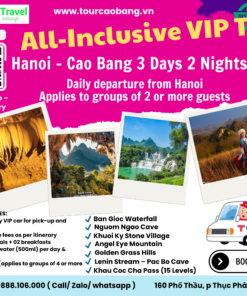 Cao Bang VIP Tour – 3 Days 2 Nights – Daily Departure from Hanoi