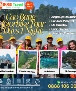 Cao Bang Motorbike Tour 2 Days 1 Night: Angel Eye Mountain – Ban Gioc Waterfall – Lenin Stream – Khau Coc Cha Pass